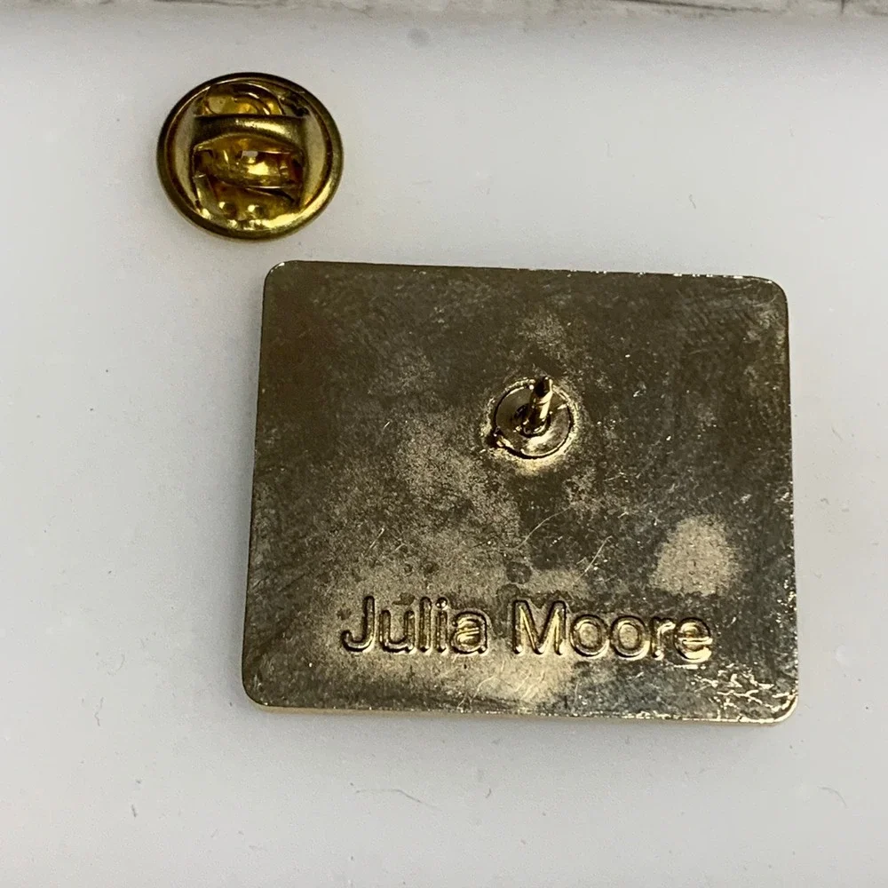 Illinois American Legion Auxiliary 2009-2010 Drummer Enamel Pin Julia Moore